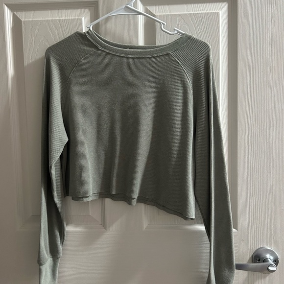 Waffle sweater, cropped - Picture 1 of 2